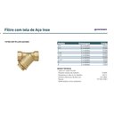 Ver imagem 2 de Filtro Y Com Tela De Aço Inox 2.1/2 Pol - Emmeti