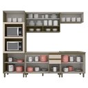 Ver imagem 4 de Cozinha Modulada Henn Connect 6 Peças (2 Aéreos+2balcões+1paneleiro+1complemento) Cpt96 Duna/