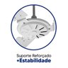 Ventilador de Teto Comercial 150w e 180w Branco Pás Brancas Ventex - 4