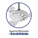 Ver imagem 4 de Ventilador de Teto Comercial 150w e 180w Branco Pás Brancas Ventex