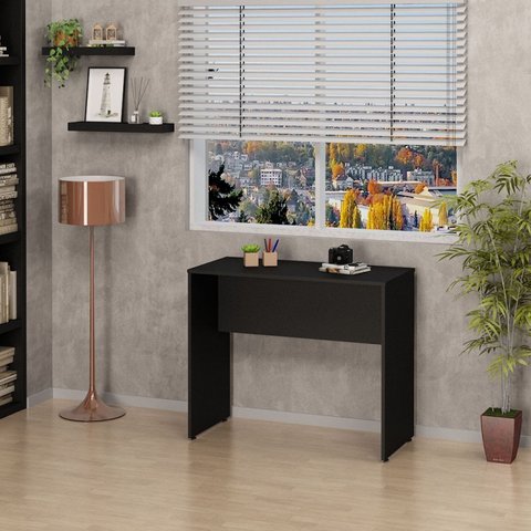 Mesa Escrivaninha Estudo Notebook X Office 90cm Preto