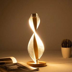 Luminária de Mesa de Led:dourado