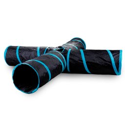 Túnel Diversão Pet Cachorro Cão e Gatos Colorido 140 cm x 25 cm Genuinos Túnel de Diversão Pet - 1