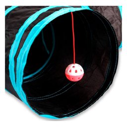 Túnel Diversão Pet Cachorro Cão e Gatos Colorido 140 cm x 25 cm Genuinos Túnel de Diversão Pet - 3