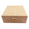 Kit 1 Caixa Mdf 30x30x10 Fecho Bem Acabada Dobradiça Lisa - 1