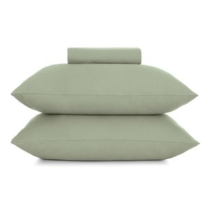 Jogo de Cama Queen 3 Peças Altenburg Malha Fio Penteado Verde