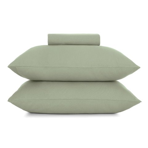 Jogo de Cama Queen 3 Peças Altenburg Malha Fio Penteado Verde