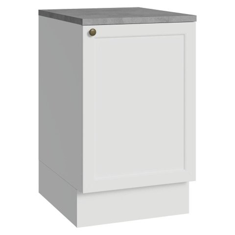 Balcão de Cozinha 50cm 1 Porta Branco Vik Madesa