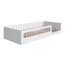 Ver imagem 1 de Cama Montessoriana de Solteiro Affetto Branco Completa Móveis