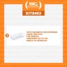 KIT - 2 Cestos com divisórias 91x30 Branco New Plus - Sa Gôndolas - 2
