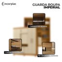 Ver imagem 4 de Guarda Roupa Casal Imperial Carvalho Americano Off White - Incorplac