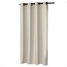 Cortina Blackout 1,10 X 1,30 Folha Unica Ilhos para Provador Corta Luz Cor Palha - 2