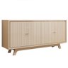 Balcao Buffet 4 Portas 180 Cm Soleil Off White Dj Moveis - 1