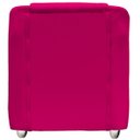 Ver imagem 6 de Kit 6 Poltronas Decorativa para Sala Recepção Manicure Cadeira Mila Material Sintético Pés Cromado