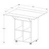 Mesa Dobrável Annie com Bancos - Preta - 5