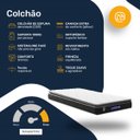 Ver imagem 5 de Cama Box Baú com Colchão Gazin de Espuma D28 Pillow Top Ortoblack + Auxiliar de Espuma Solteiro