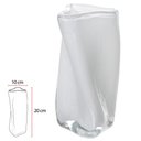 Ver imagem 2 de Vaso Decorativo Vidro Torcido Branco 20cm