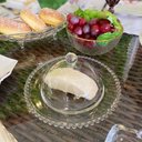 Ver imagem 3 de Prato C/tampa de Cristal para Queijo Pearl Bolinha Transparente 20x9cm Wolff