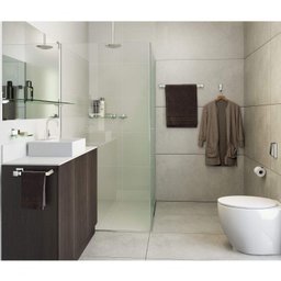 Kit de Acessórios para Banheiro 6 Peças Premium PR4001 Ducon Metais Cinza/Cromado - 9