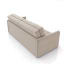 Ver mais imagens de Sofá-cama Decorativo Retrátil Thanos 2 Lugares 192cm Veludo Bege G45 - Gran Belo