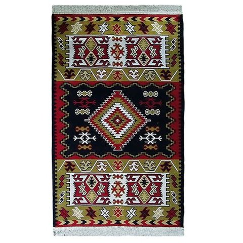 Tapete para Quarto e Sala Turco Kilim Dupla Face - 120x180cm