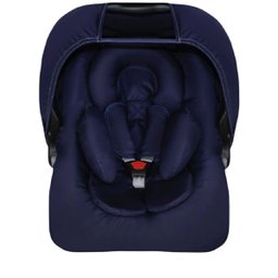 Capa para Bebê Conforto + Capota/ Protetor de Sol + Protetor de Cinto + Apoio de Corpo - Preto Liso: - 5