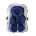 Ver imagem 7 de Capa para Bebê Conforto + Capota/ Protetor de Sol + Protetor de Cinto + Apoio de Corpo - Preto Liso: