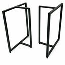 Ver imagem 1 de Pes de Mesa Estilo Industrial Modelo T 75x60cm Kit c/2un - Preto