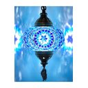 Ver imagem 1 de Lustre de Mosaico Turco Autêntico - Azul Cmt46