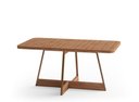 Ver imagem 1 de Mesa de Jantar Átria Retangular 6 Lugares 160x90cm Nogal Fre Cor:nogal com Freijó e Rosê
