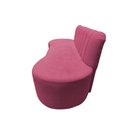 Ver imagem 6 de Sofá 3 Lugares Orgânico Curvo Madrid 180cm Suede Rosa