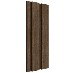 Painel Ripado em Barra 260x12,2cm (0,32m²) Ipê EspaçoWall - 2
