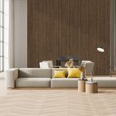 Ver imagem 1 de Painel Ripado em Barra 260x12,2cm (0,32m²) Ipê EspaçoWall