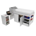 Ver imagem 3 de Cama Infantil Juvenil Multifuncional Cm8021 Mdp Branco