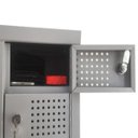 Ver imagem 5 de Armário Porta Objetos Pequenos e Celulares 5 Portas Schier Móveis M59x23x28 com Chave