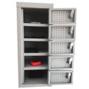 Ver imagem 2 de Armário Porta Objetos Pequenos e Celulares 5 Portas Schier Móveis M59x23x28 com Chave