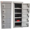 Ver imagem 1 de Armário Porta Objetos Pequenos e Celulares 5 Portas Schier Móveis M59x23x28 com Chave