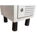 Ver mais imagens de Armário para Celular 10 Portas com Chave Schier Móveis M114x22x28 Cm com Pés Cor Cinza