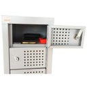 Ver imagem 6 de Armário para Celular 10 Portas com Chave Schier Móveis M114x22x28 Cm com Pés Cor Cinza