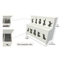 Ver imagem 3 de Expositor de Ração Pet Box Kids 10 Divisões Pet Cães Vetorial Móveis