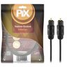 Cabo Fibra Óptica Toslink + Toslink Value 5M Plug Ouro - Pix - 1
