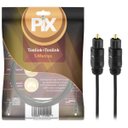 Ver imagem 1 de Cabo Fibra Óptica Toslink + Toslink Value 5M Plug Ouro - Pix