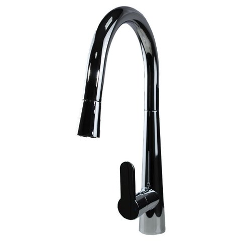 Misturador Monocomando Cozinha Bica Móvel com Ducha Canaletto Chrome - 00045