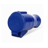 Acoplamento 2P+T 220/240V 16A Azul IP44 Steck - 2