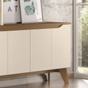 Ver imagem 7 de Aparador Buffet 4 Portas Quartzo - Nature / Off White
