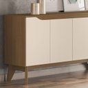 Ver imagem 5 de Aparador Buffet 4 Portas Quartzo - Nature / Off White