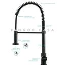 Ver imagem 3 de Cuba para Cozinha Aço Inox com Lixeira e Acessórios Ticunas e Torneira Monocomando Envira Pingoo.