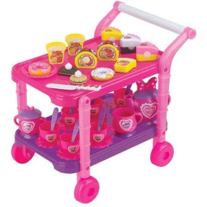 Carrinho Infantil Gourmet com Acessórios - Doceria - Rosa - Kta-567 - Fenix