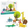 Quebra Cabeça Infantil 3D de Madeira MDF Animais Savana - 1