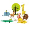 Quebra Cabeça Infantil 3D de Madeira MDF Animais Savana - 2